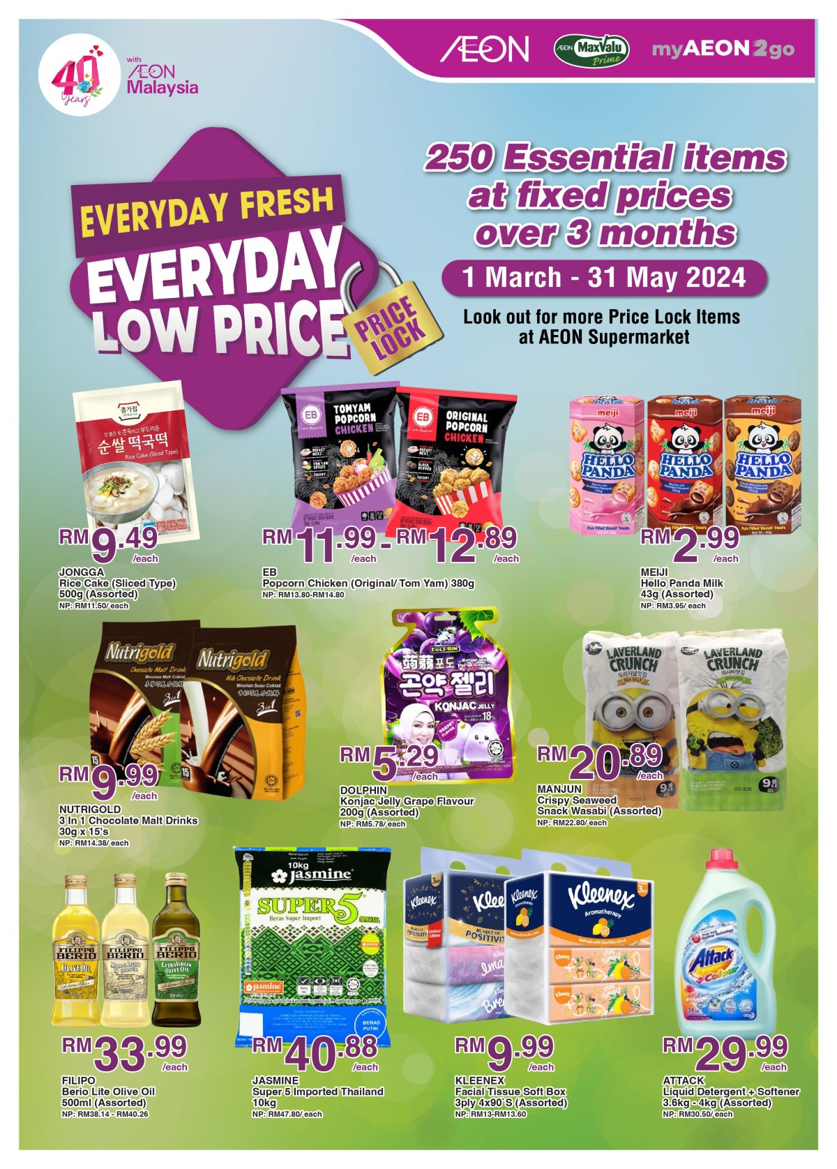 Everyday Fresh, Everyday Low Price AEON CO. (M) BHD.